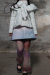 SWAYING/KNIT Flared Pants SW212XZ47 Purple Gradient PS26